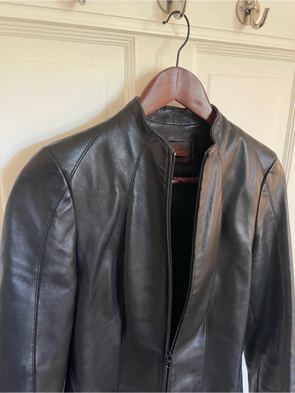 Black Leather Jacket | sleek slim snatched